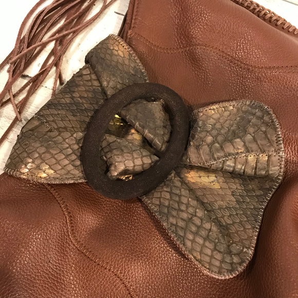 Chi Genuine Snakeskin and Leather Purse [258] - Picture 3 of 10